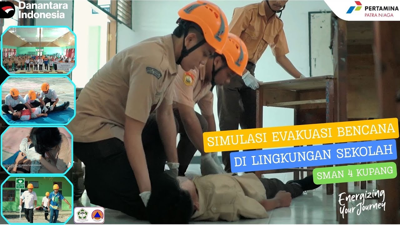 SIMULASI EVAKUASI BENCANA DI LINGKUNGAN SEKOLAH || SMAN 4 KUPANG || 2025