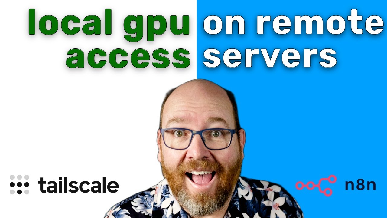 n8n with Tailscale for local GPU access on Remote Servers