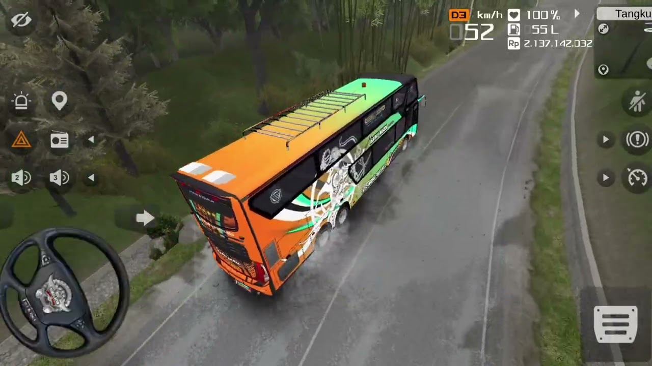 PARIWISATA BANDUNG - TANGKUBAN PARAHU || SOPIRSUPER ||BUSSIMULATORINDONESIA #bussid #bismania  