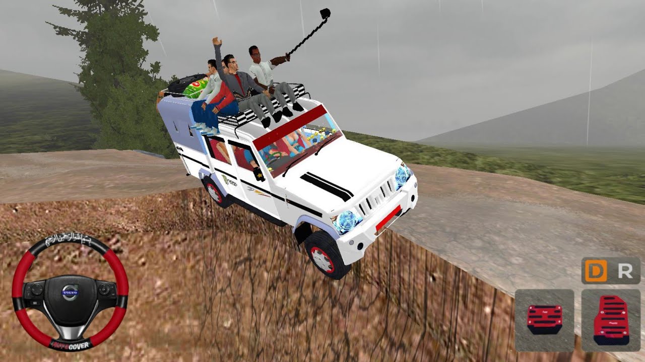 MAHINDRA BOLERO DOUBLE CAB OFF-ROAD DRIVING BUSSID 😱 BUS SIMULATOR INDONESIA - ANDROID GAMEPLAY 