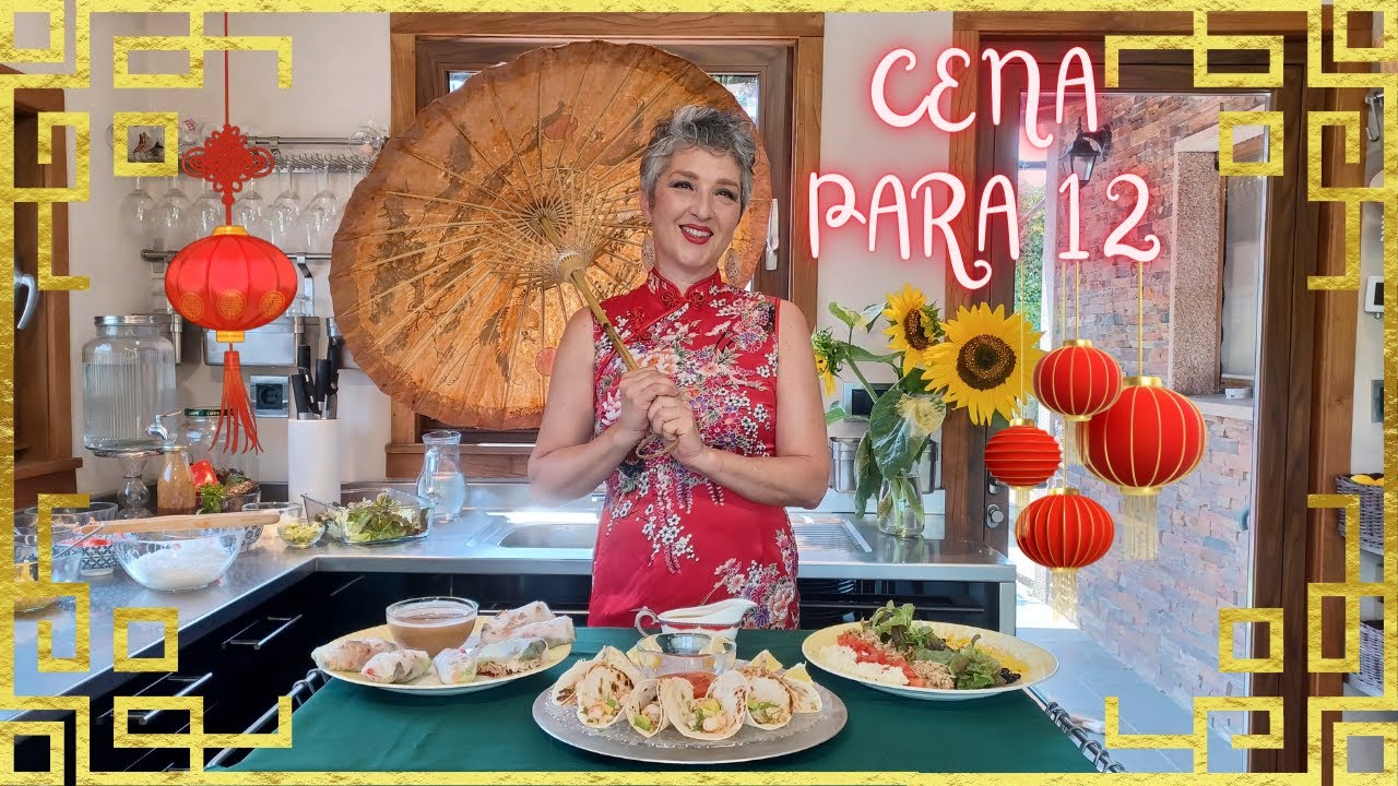 🏮 CENA PARA 12 | BATCHCOOKING ORIENTAL 🏮 con Thermomix® #TM6 #TM5 #TM31 🔝
