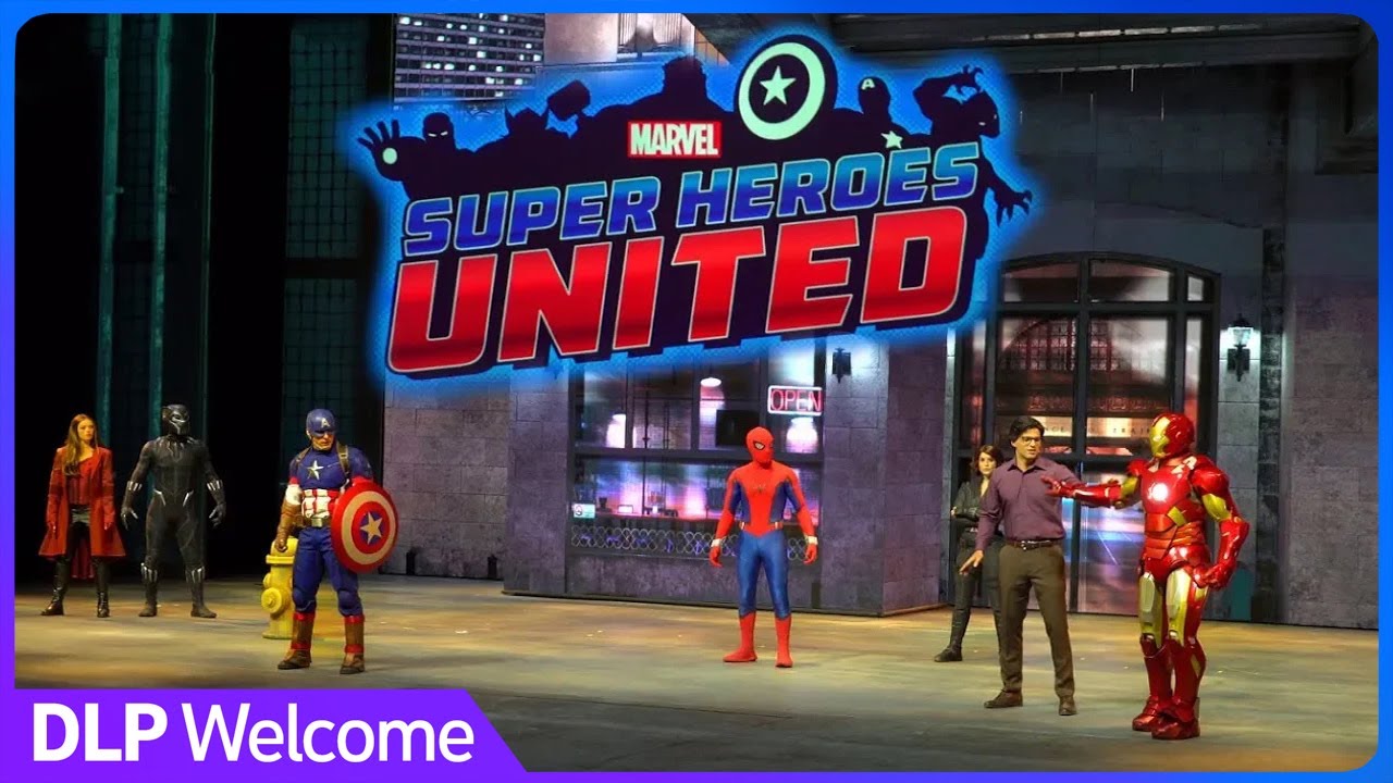 Marvel Super Heroes United FULL Stunt Show - World Premier - Disneyland Paris
