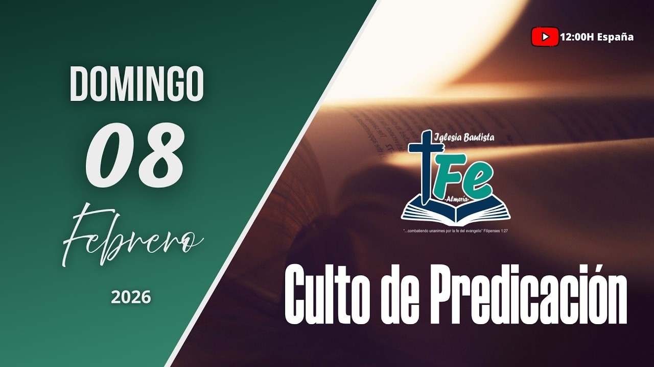 La Necesidad Determinante de una Conciencia Sensible / Culto de Predicación 8 de Febrero 2026