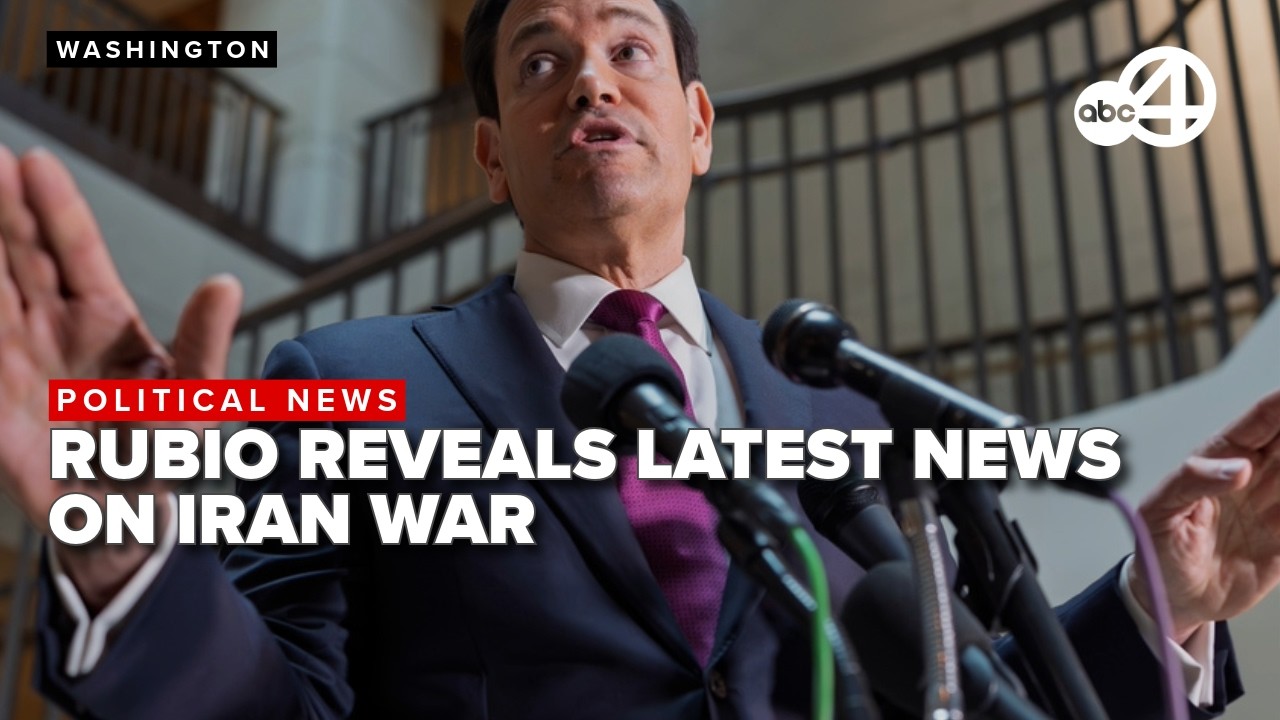 LIVE: Trump administration officials reveal latest developments in Iran conflict