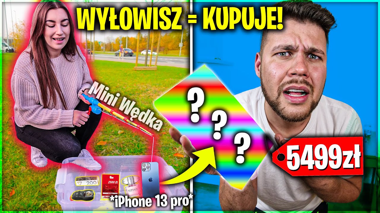 KUPUJE JEJ WSZYSTKO, CO WYŁOWI WĘDKĄ! *grube zakupy*