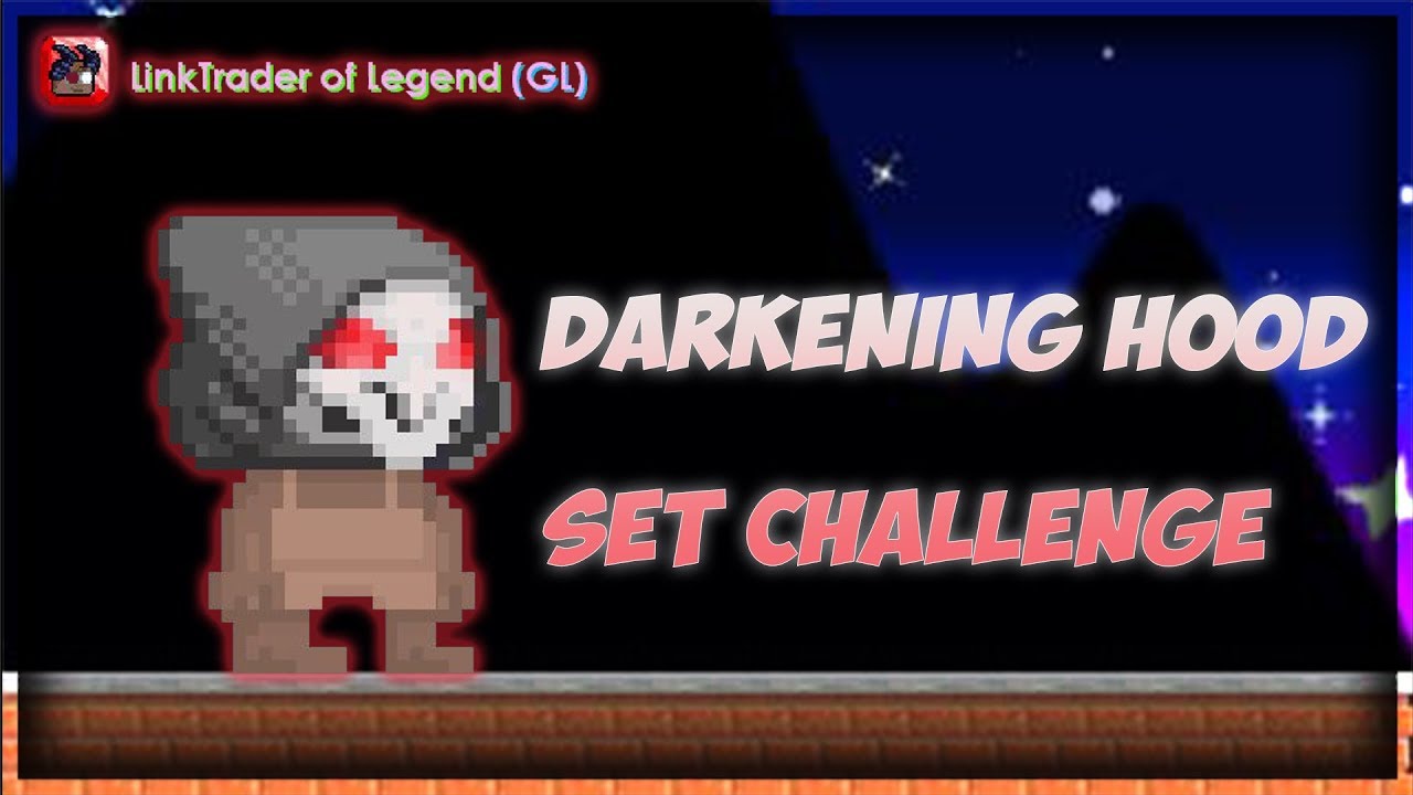 New Darkening Hood Set Challenge ! [COOL]│Growtopia(그로우토피아)
