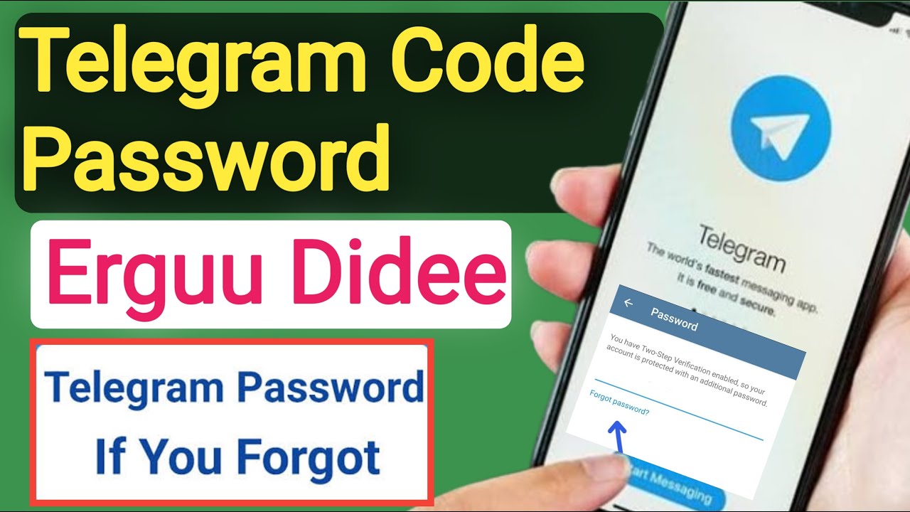 Telegram Code Erguu Didee Fi Password Telegram Dagatan Deebiffachuu | Reset Telegram Password |