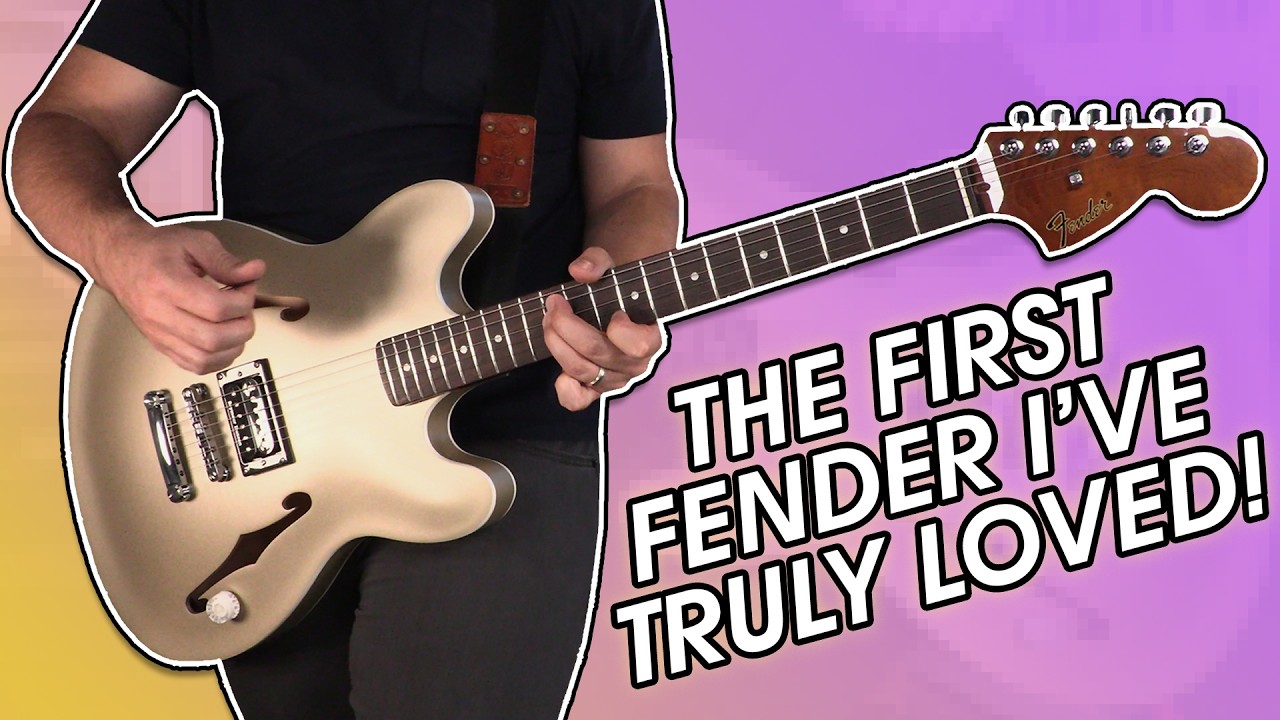 I LOVE THIS GUITAR! | Fender Tom Delonge Starcaster Demo