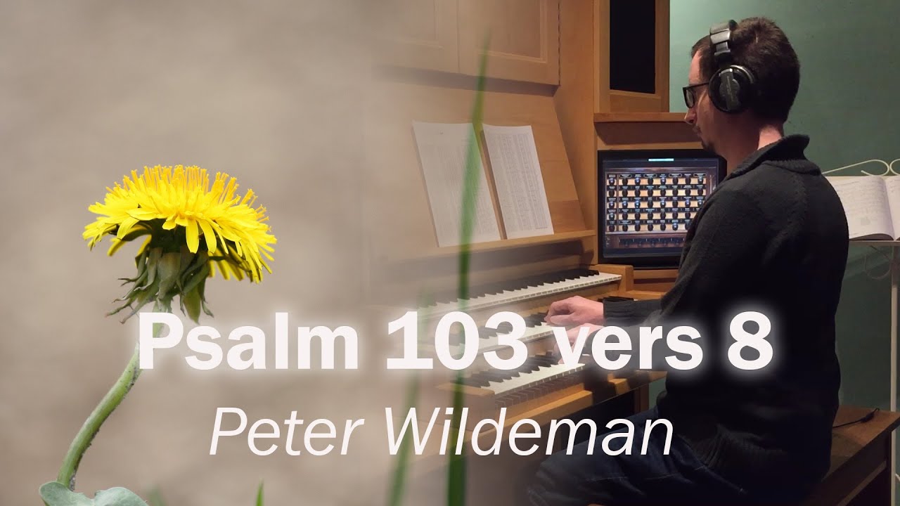 Psalm 103 vers 8 van Peter Wildeman