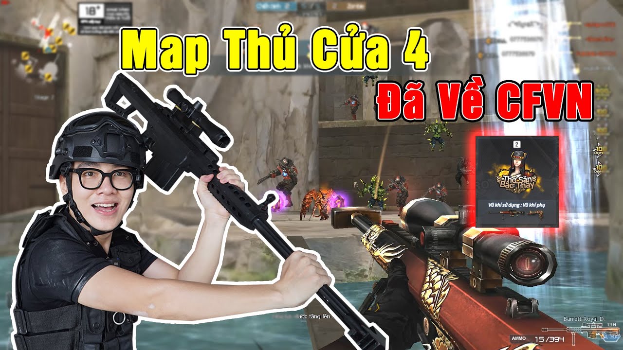 Nữ Chiến Binh Hero Sniper Xuất Hiện Ở Map Zombie Thủ Cửa 4!