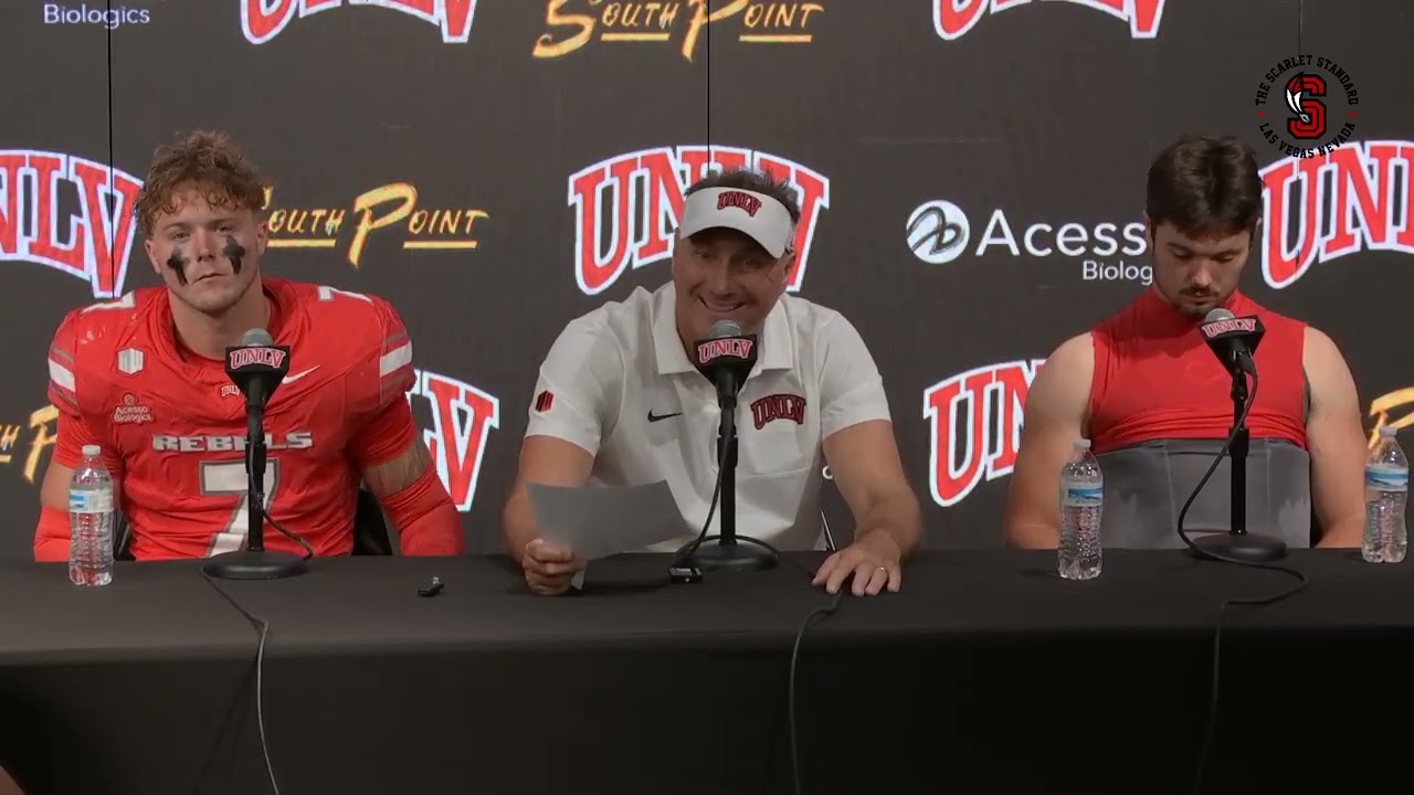 Dan Mullen, Jackson Arnold and Jake Pope React After UNLV&rsquo;s Week 0 Loss to Memphis