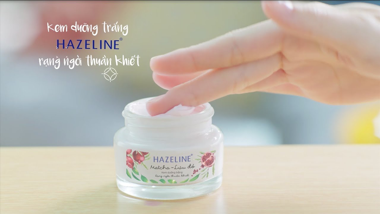 Kem Dưỡng Trắng Da Hazeline Matcha & Lựu Đỏ - Trắng Rạng Ngời Thuần Khiết | 30s