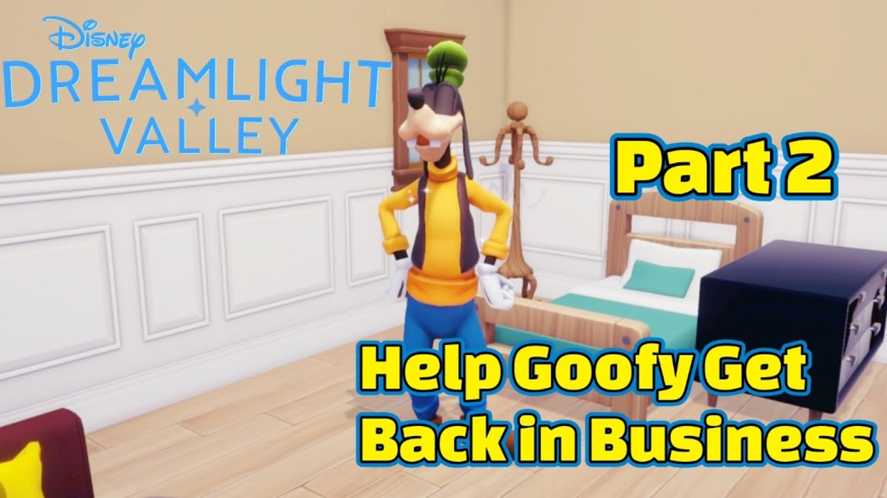 Disney Dreamlight Valley Gameplay Part 2 (Help Goofy Get Back in Business)