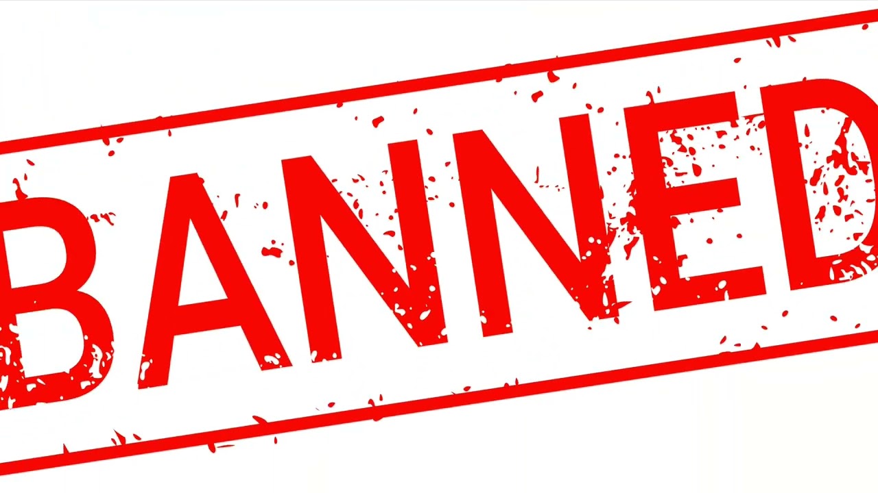 vecteezy banned stamp on green screen black white blue suitable for 40501652