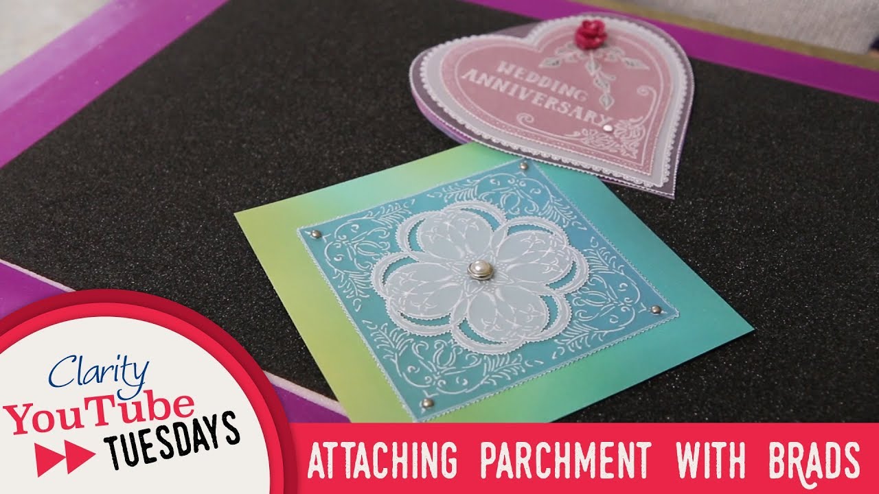 Groovi How To - Attaching Parchment with Brads