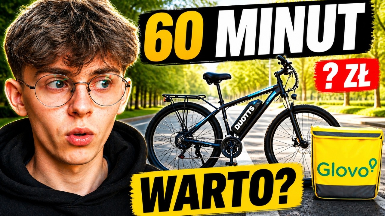 Ile można zarobić na Glovo w 60 minut? SZOKUJĄCY WYNIK