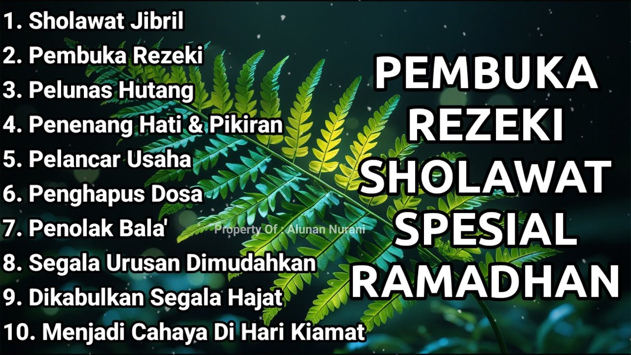 SHOLAWAT JIBRIL PEMBUKA PINTU REZEKI - SHOLAWAT PENYEJUK HATI TERBARU 2026