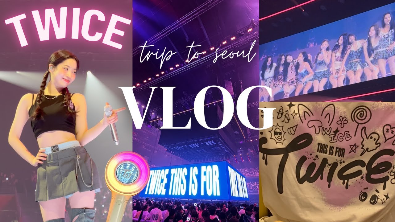 【TWICE】初の本国コン参戦vlog💖 推しからペンサ頂けた✨
