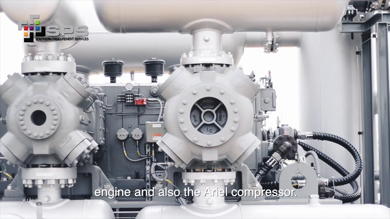 Gas Motor-compressor installation