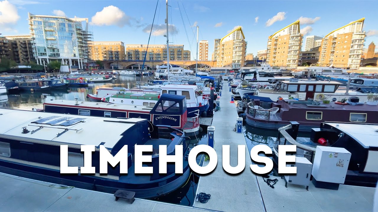 Limehouse - London Walk - 4K