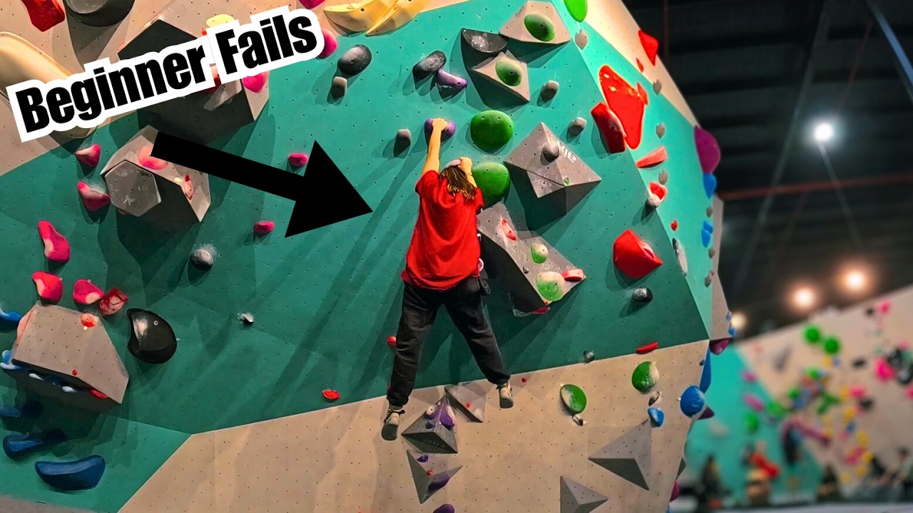 hanging on for dear life | my first time bouldering