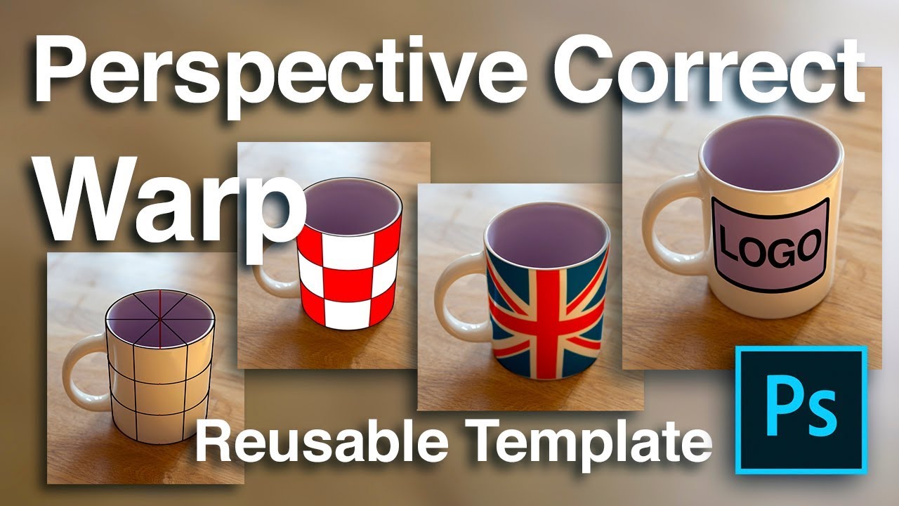 Super Precise Warping with Photoshop Warp Tool Template