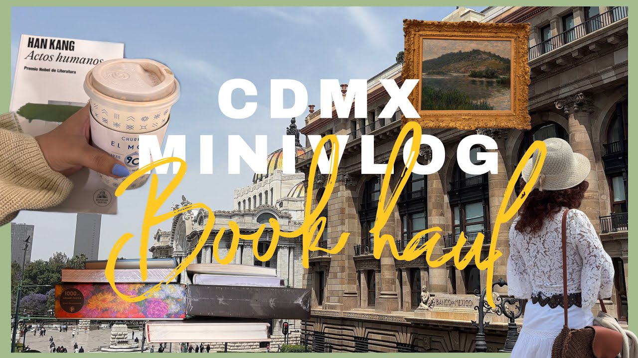 CDMX MINIVLOG/ SHAKIRA + UN BOOK HAUL Y TENIENDO POR FIN AMANECER EN LA COSECHA