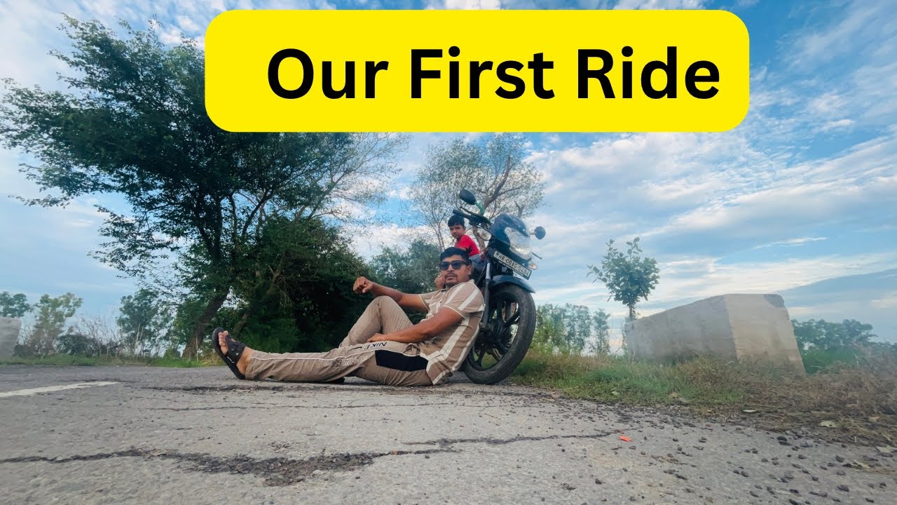 Our First Ride with helmet mouth ?￼