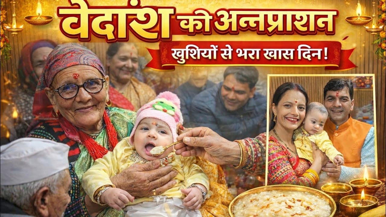 हम तो बहुत खुश हैं पर हमारा वेदांश परेशान हों गया #अन् #संस्कार #celebration #vlog #savitagaur
