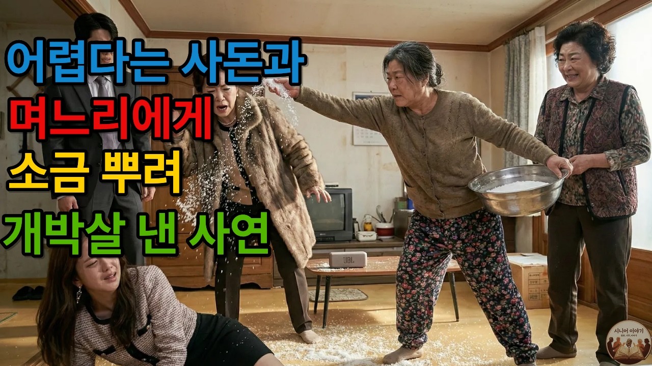 현관문틈으로 들린 진실