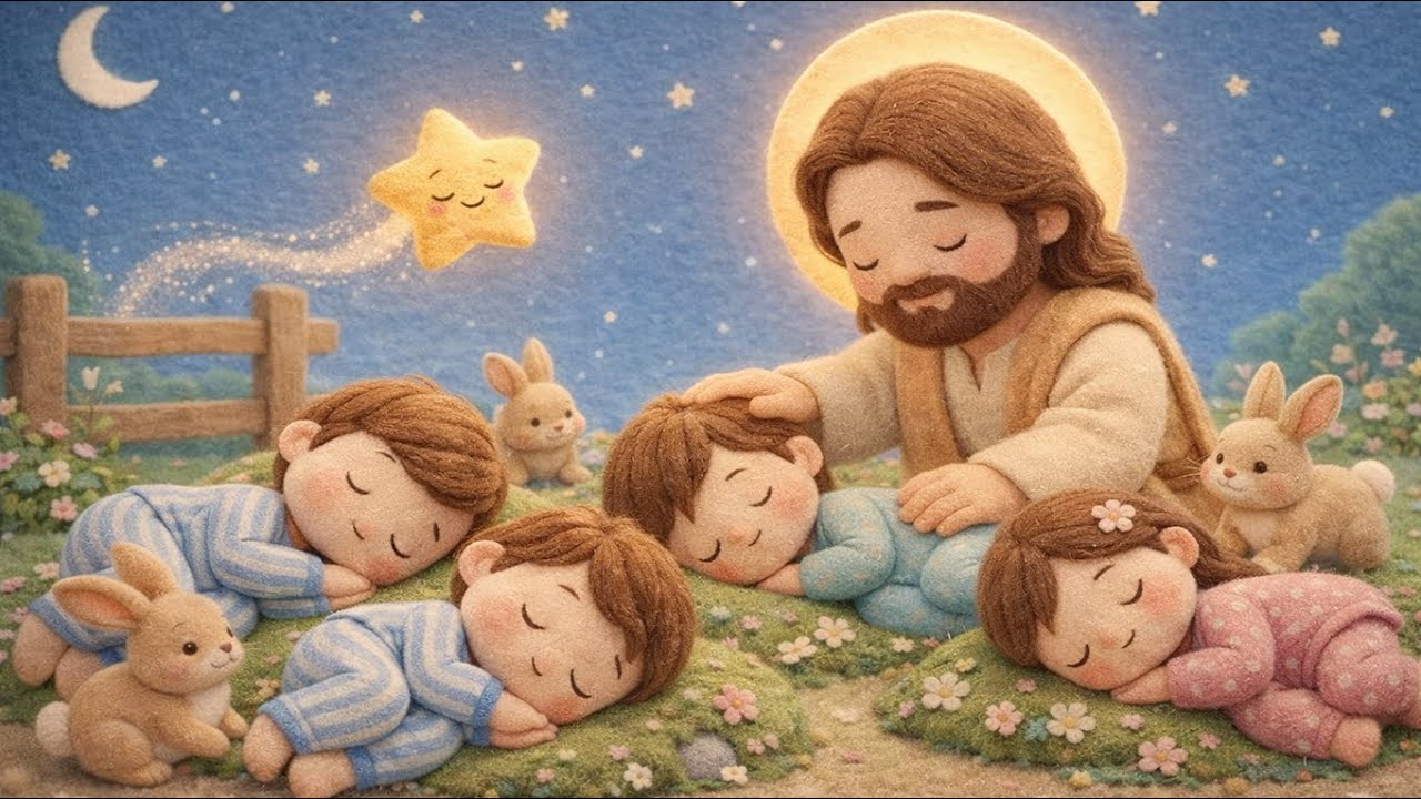 ✨ Peaceful Night Christian Lullaby 🌙 Gentle Songs About God for Children’s Bedtime