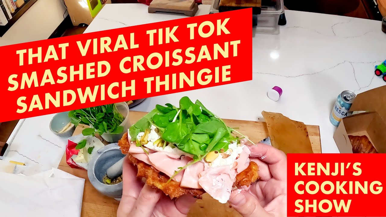 That Viral Tik Tok Smashed Croissant Thingie