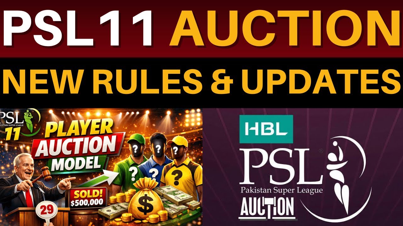 😍 Yahooo!! PSL moves to Auction Model | PSL 11 Auction Rules and Retentions Update | Bajwa Kehta Hai