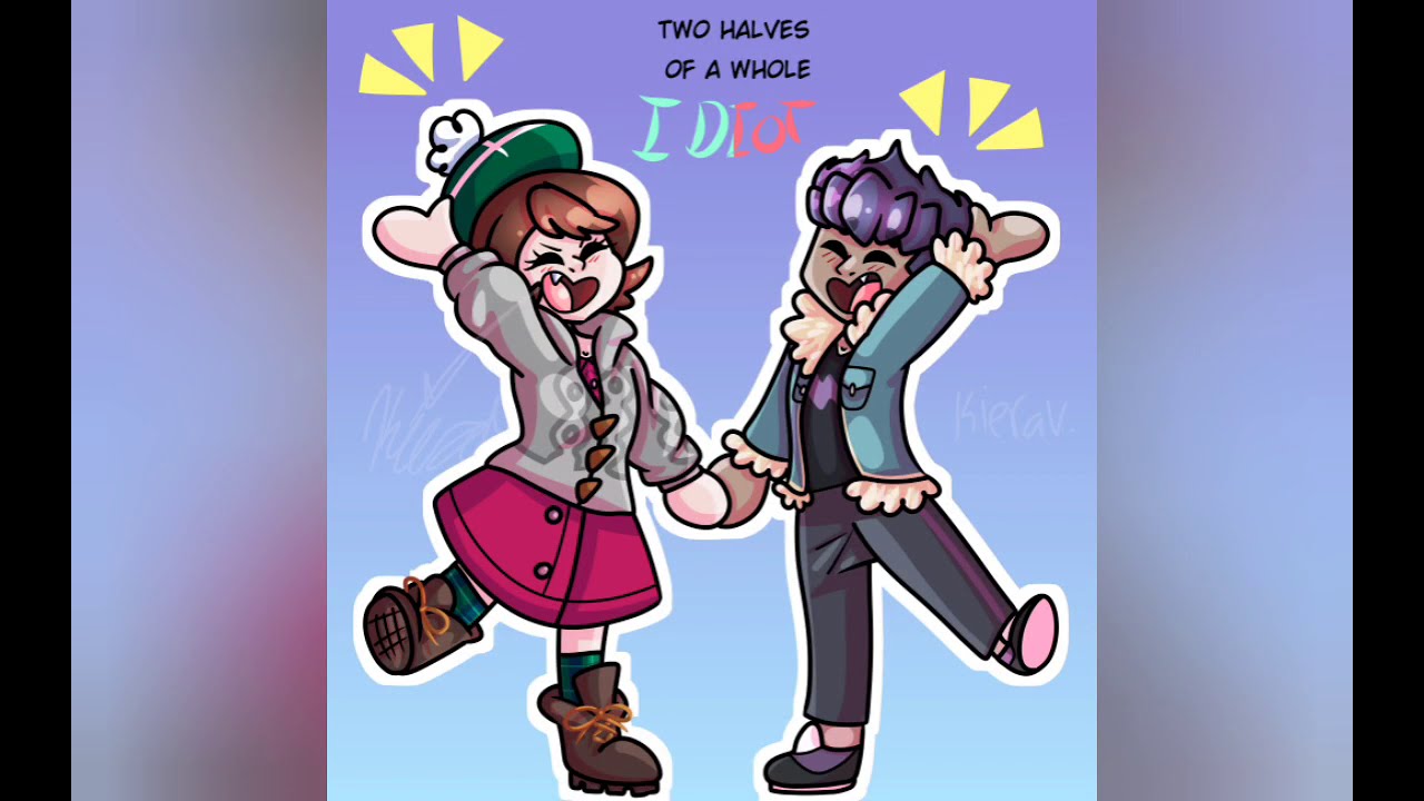 Two Halves of a Whole Idiot! (Hop x Gloria Speedpaint)