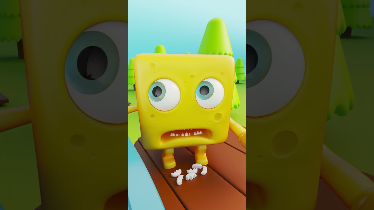 😂🧀 Cheese's Choco Ball Disaster! 🍫🥴 #Shorts