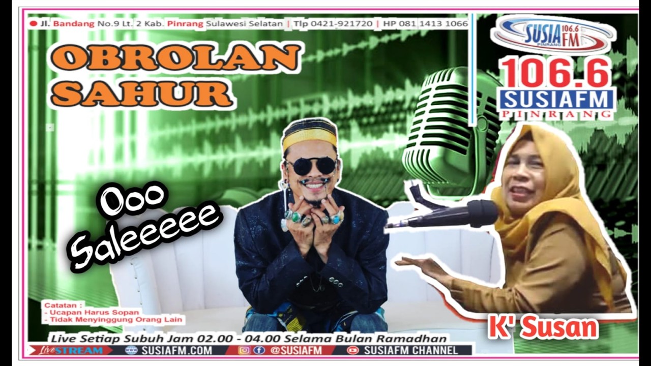 SiaranSahur Ahad 11 Ramadhan 1447 H | 1 Maret 2026 | SusandanOooSaleeeee