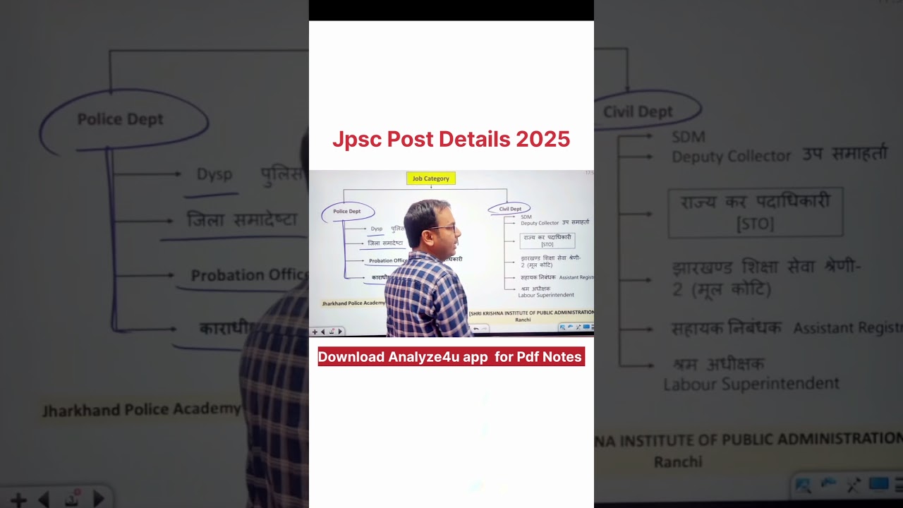 Jpsc Post Details | Jpsc post preference | 14th Jpsc update | Jpsc job profile | Jpsc Update | Jpsc