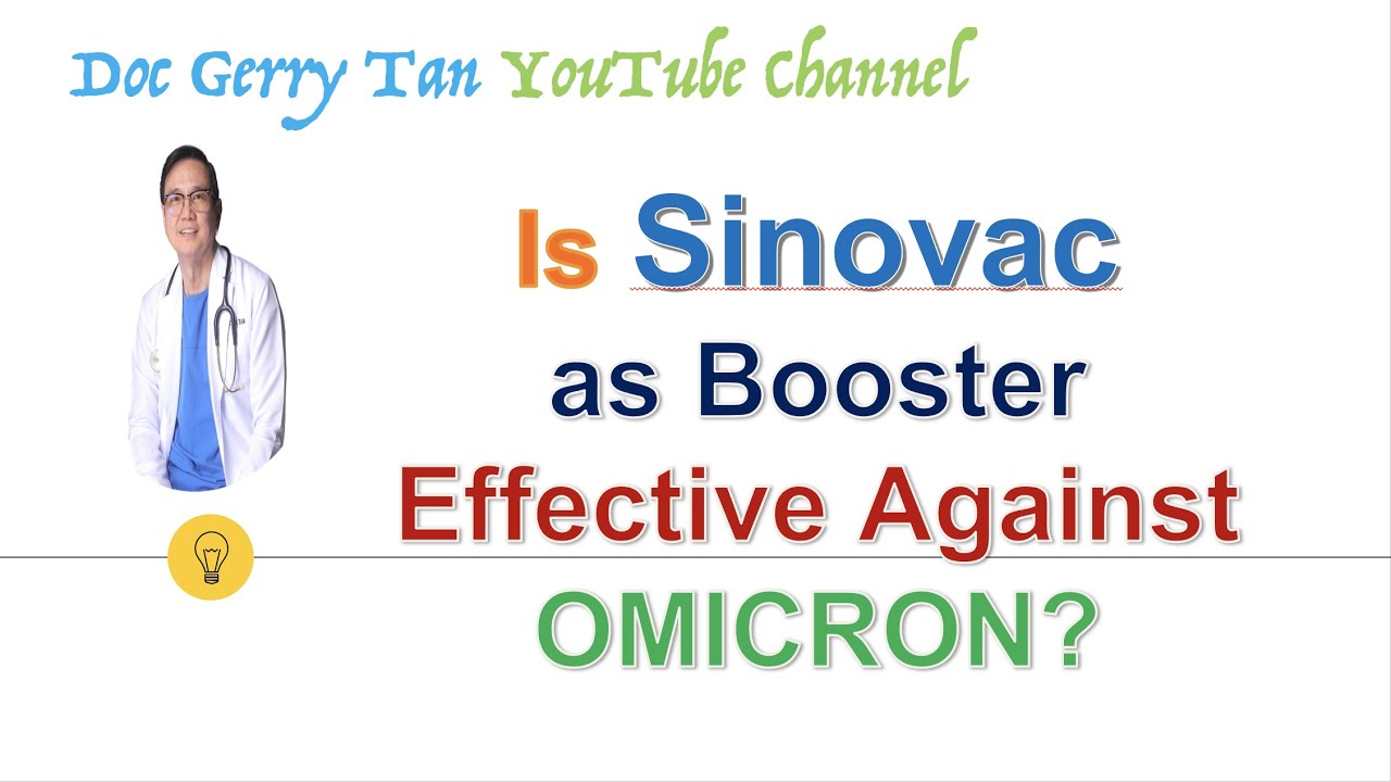 Sinovac as Booster is EFFECTIVE against Omicron Covid 19 Infection