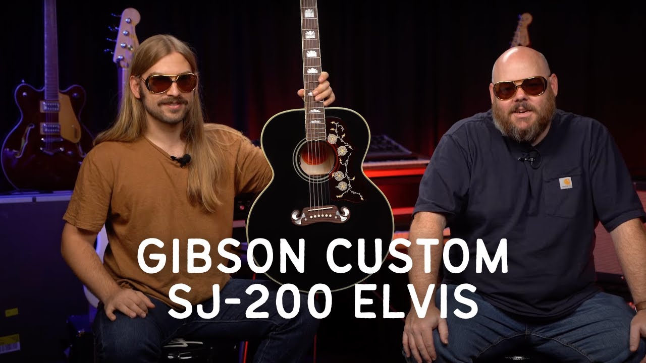 Gibson Custom Shop Elvis SJ-200 | King of the Flat-Tops for the King of Rock n' Roll