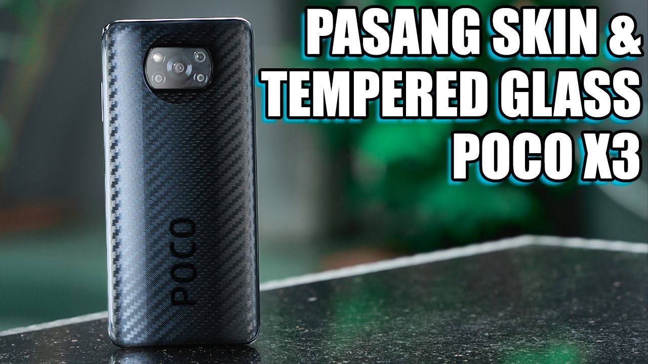 Tutorial Cara Pemasangan Tempered Glass dan Skin di Poco X3