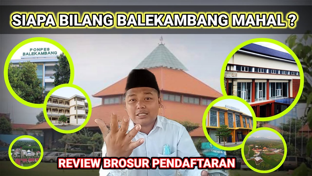 REVIEW BROSUR PENDAFTARAN  SANTRI BALEKAMBANG 2021 II SEMOGA BERMANFAAT
