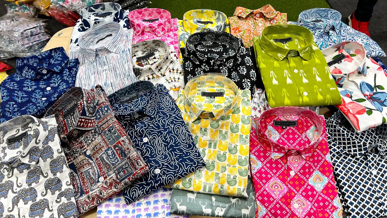Sanganeri Premium Printed Shirts Wholesale / COD / Hindustan Trading Jaipur