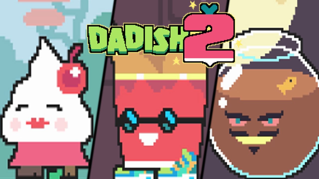 Dadish 2 // All Bosses (Hard Mode - No Damage)