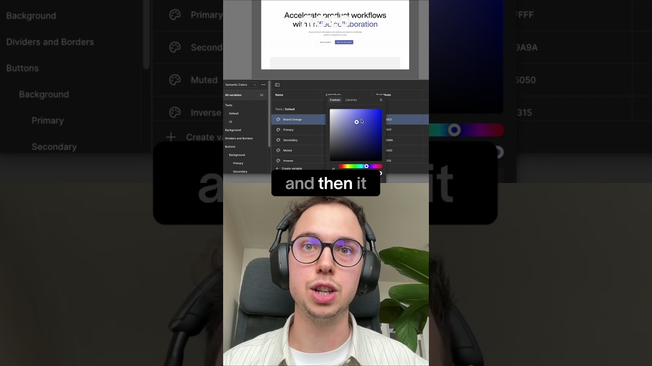 Using Color Variables in Figma (and Webflow)