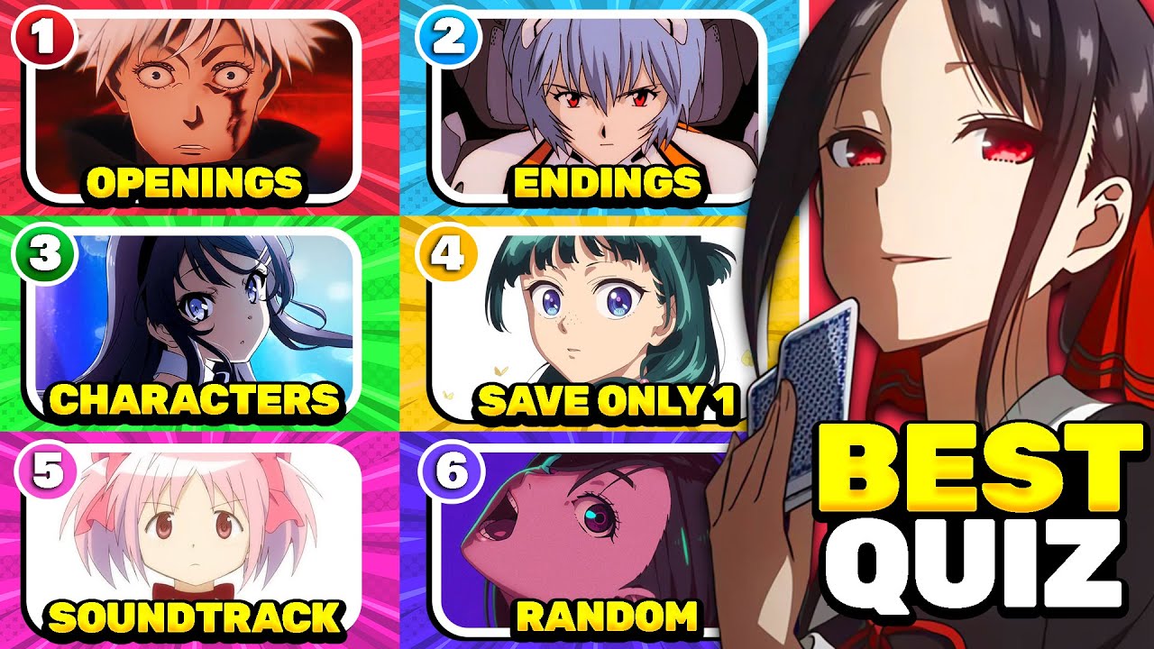ULTIMATE ANIME QUIZ 🔥 Guess Openings, Endings, Characters and VERSUS! 😱