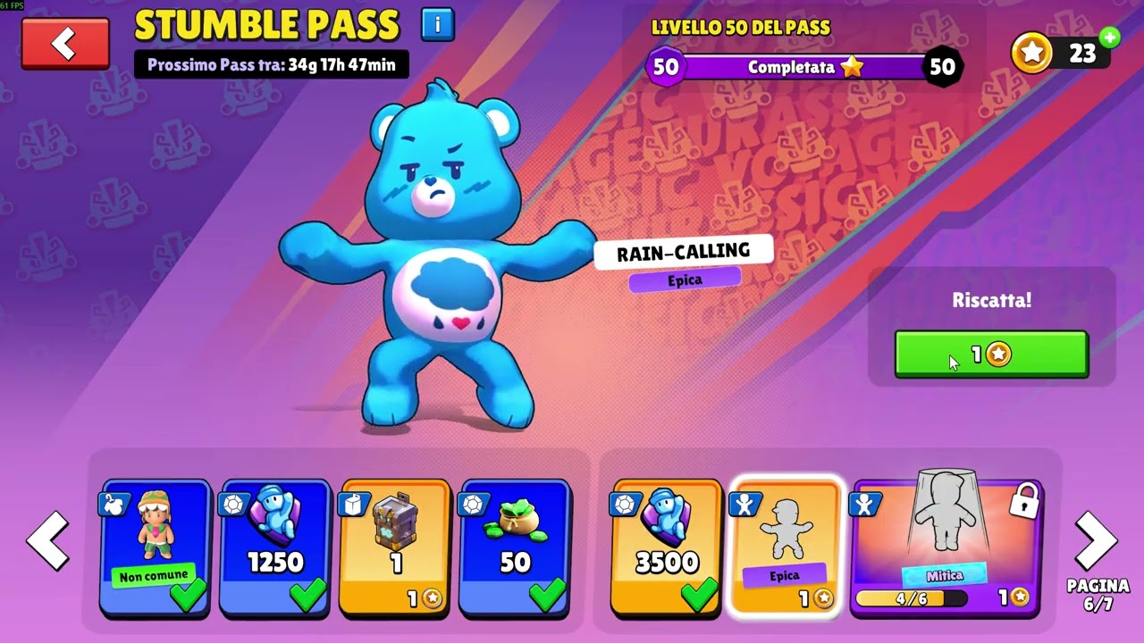 Stumble Guys riscatto tutto lo stumble pass.