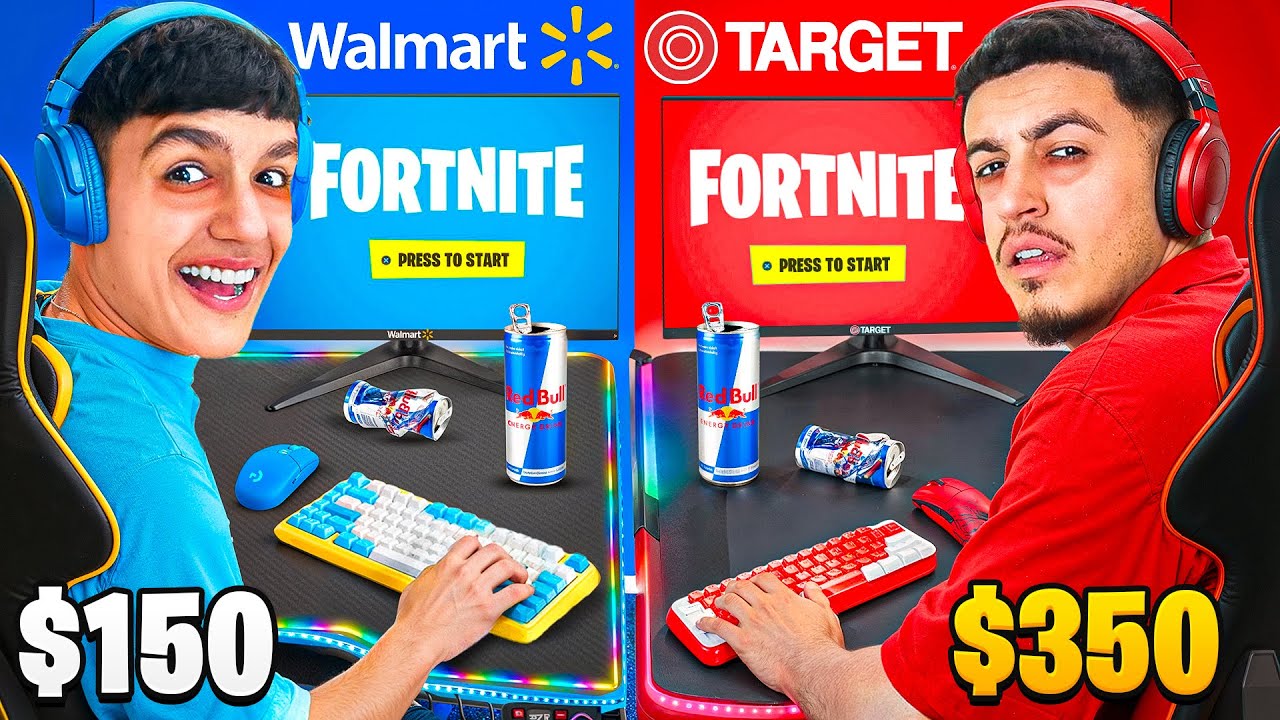 We Built Budget Walmart VS Target Gaming Setups!