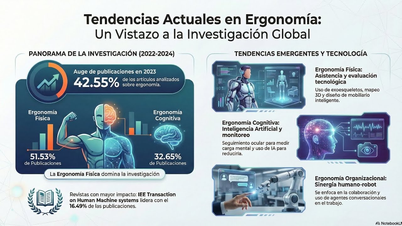 🤖 El Futuro del Trabajo: IA, Ergonomía y Nuevas Tecnologías