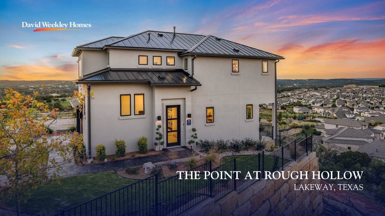 Delight in the beautiful lake, canyon and sunset views of The Point at Rough Hollow in Lakeway, TX