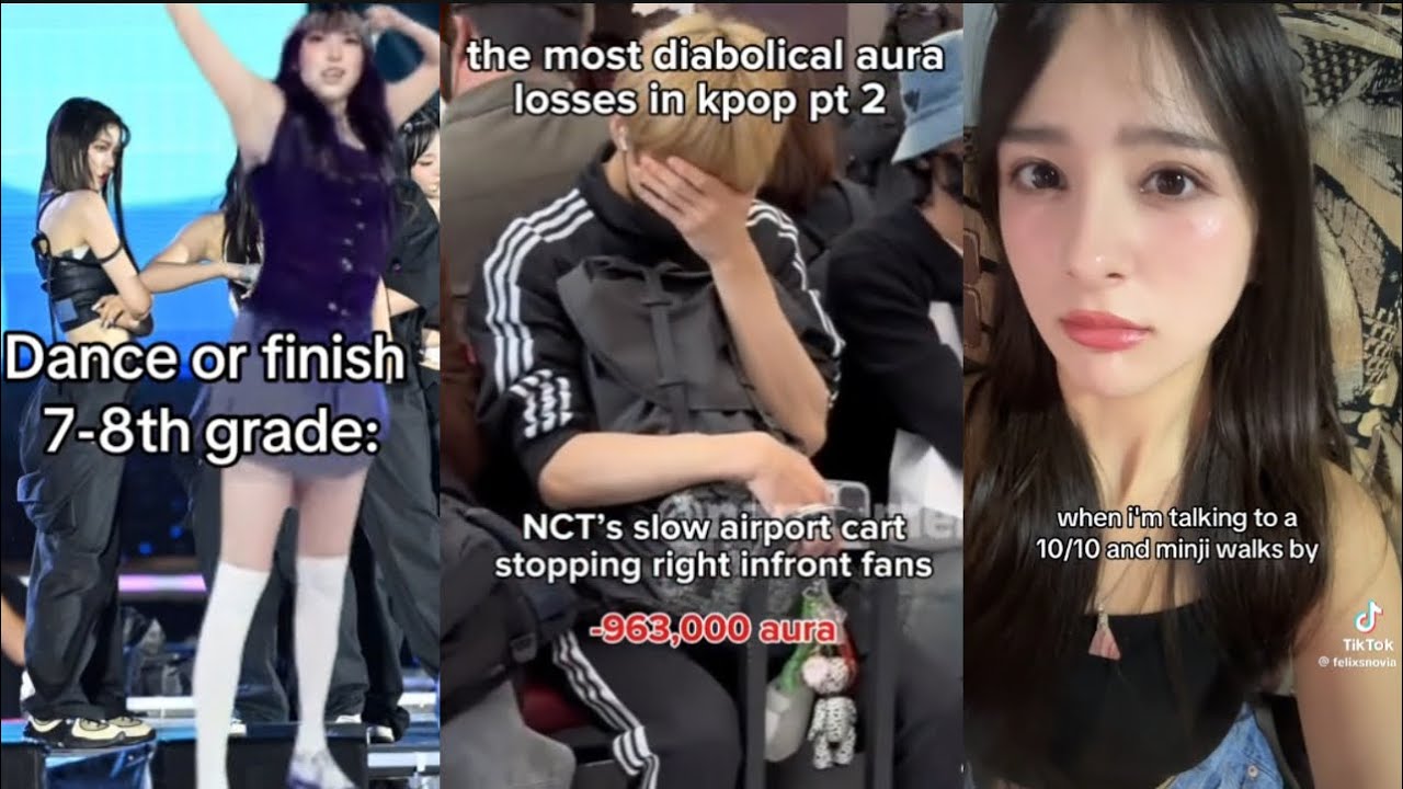 k-pop tiktoks bc ive suffered too many aura losses 😔